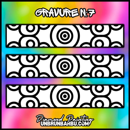 Gravure n°7 personnalisable pour le crayon Diamond Painting ErgoWave
