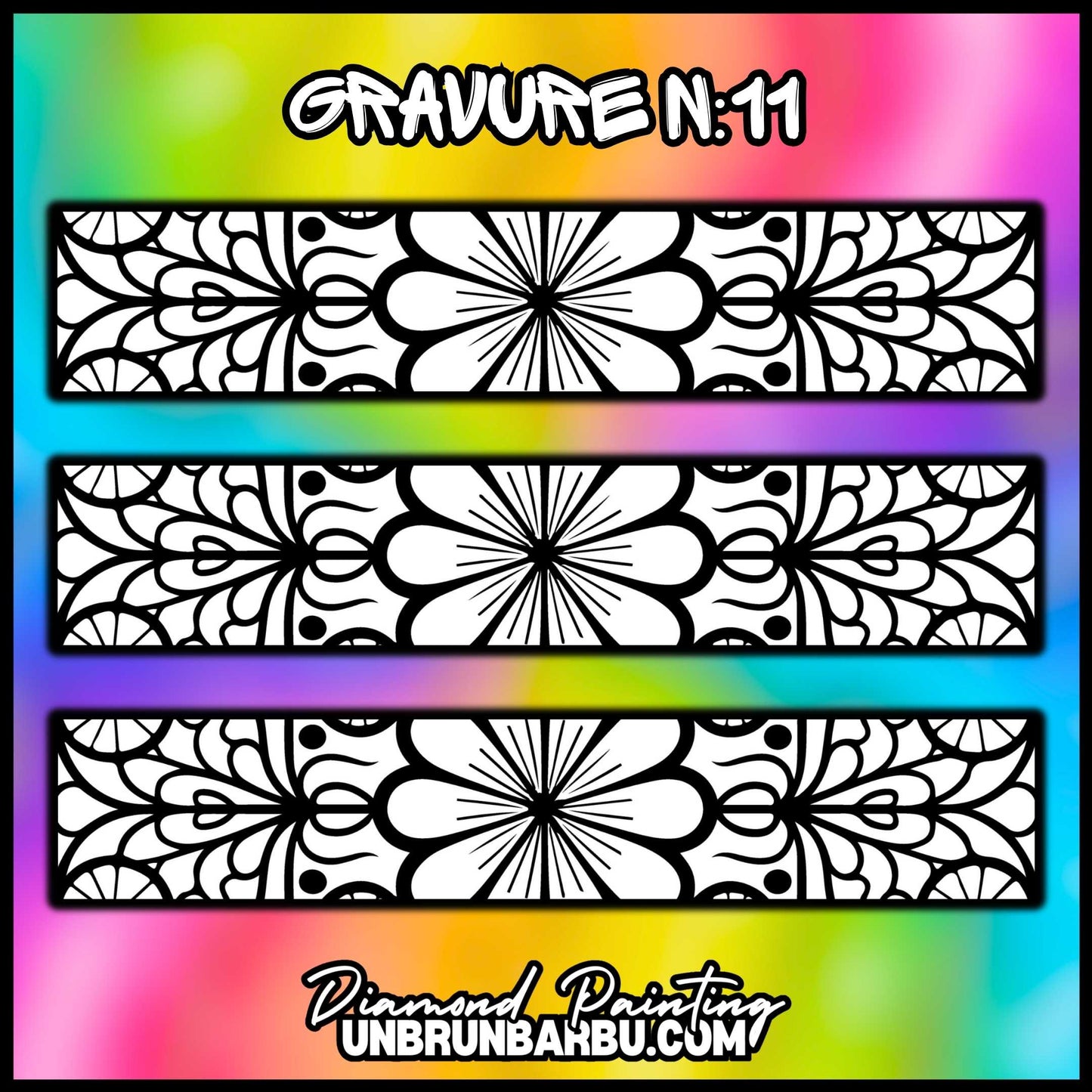 Gravure n°11 personnalisable pour le crayon Diamond Painting ErgoWave