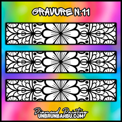 Gravure n°11 personnalisable pour le crayon Diamond Painting ErgoWave