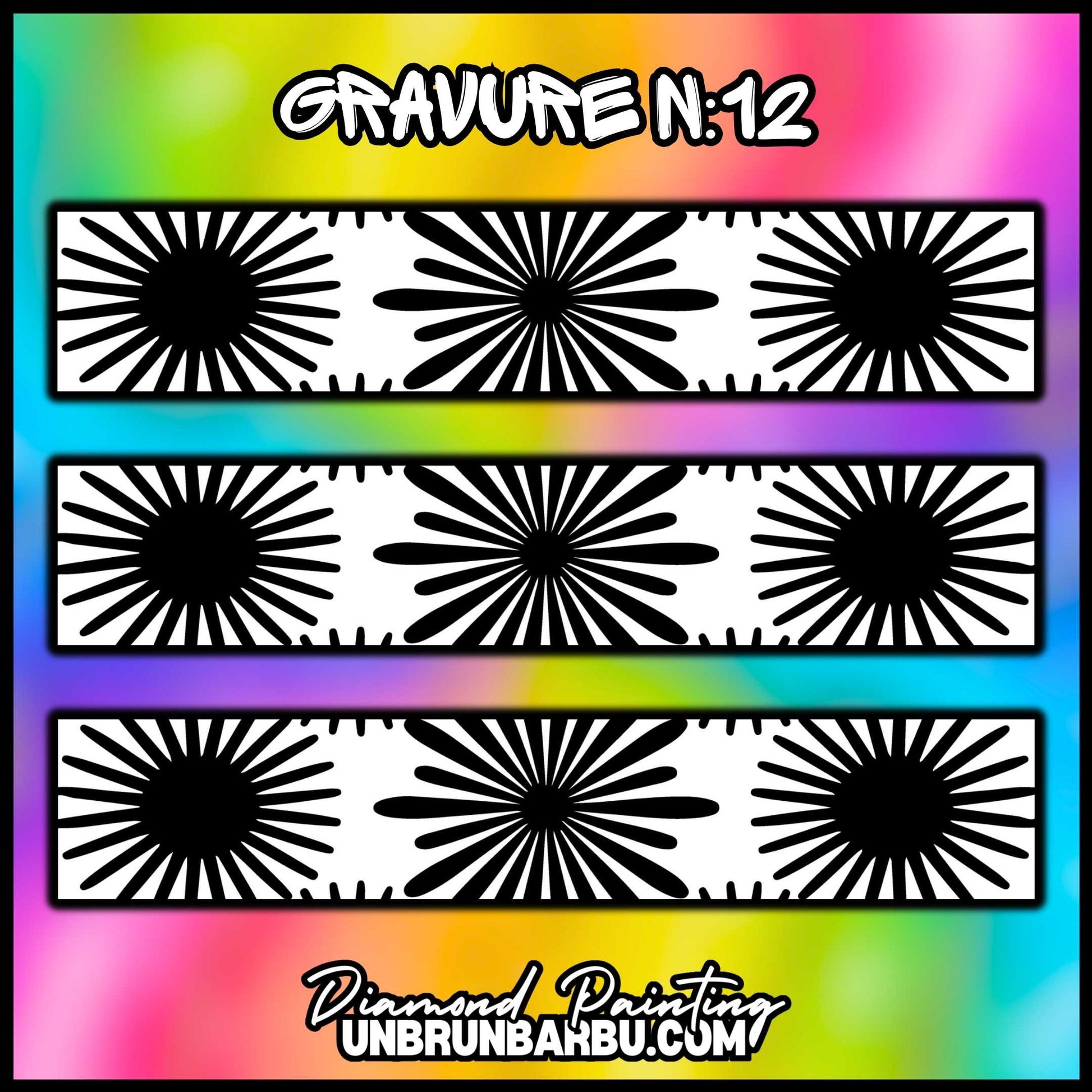 Gravure n°12 personnalisable pour le crayon Diamond Painting ErgoWave