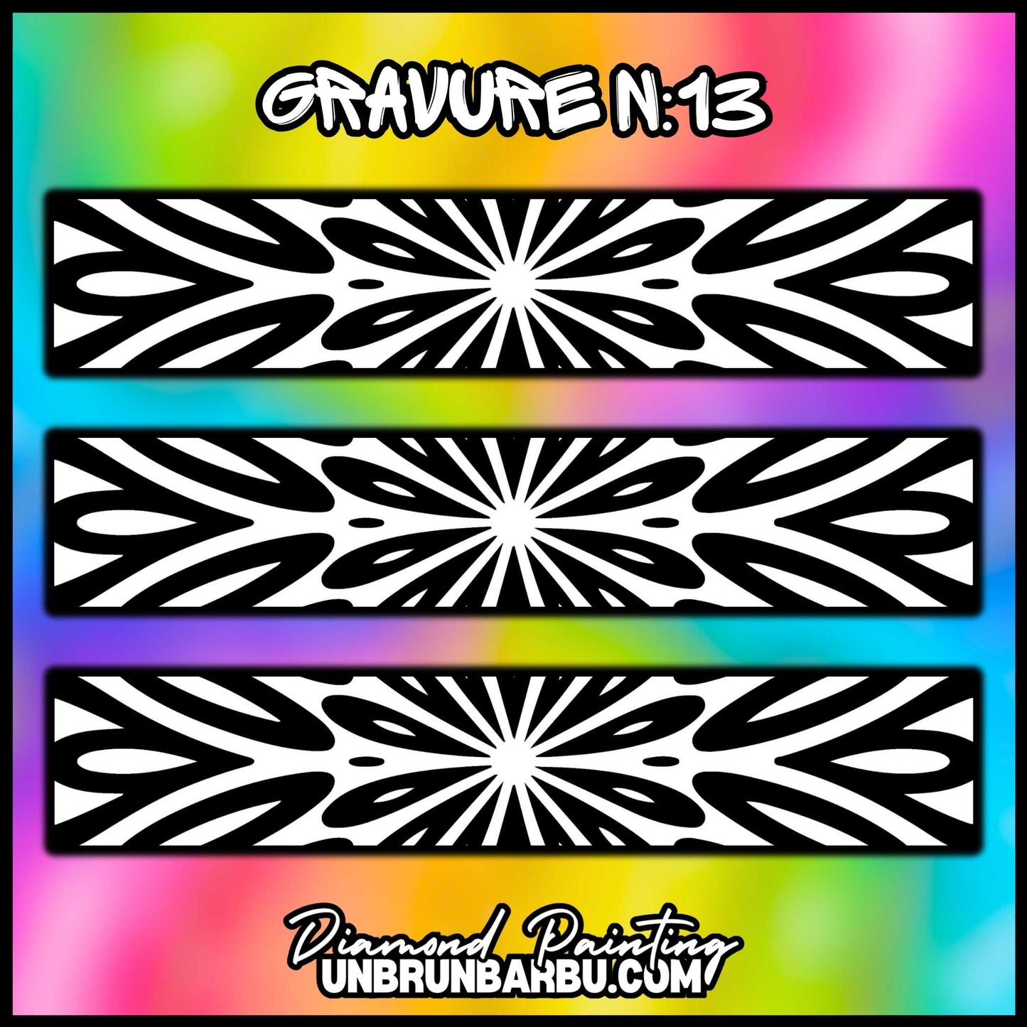 Gravure n°13 personnalisable pour le crayon Diamond Painting ErgoWave