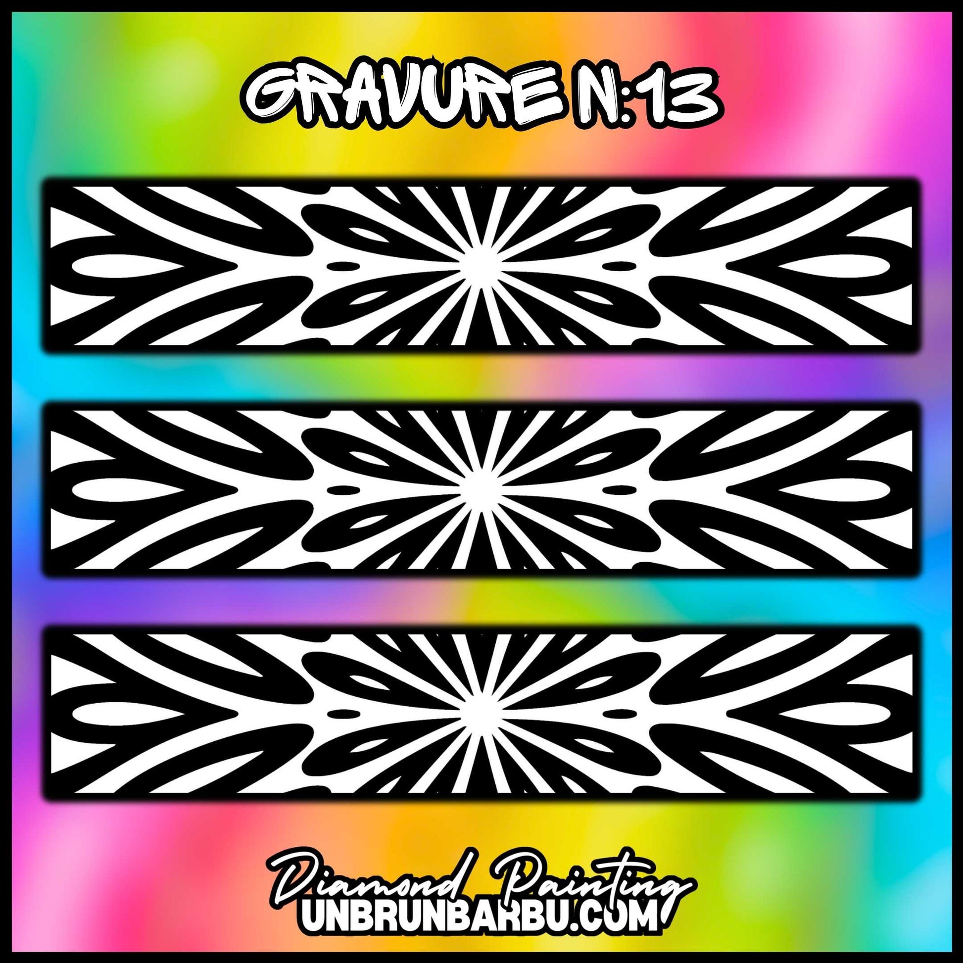 Gravure n°13 personnalisable pour le crayon Diamond Painting ErgoWave