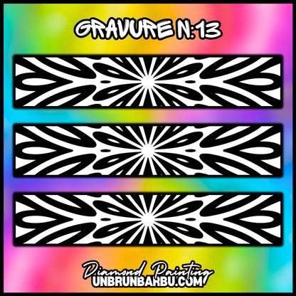 Gravure n°13 personnalisable pour le crayon Diamond Painting ErgoWave