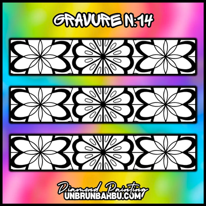 Gravure n°14 personnalisable pour le crayon Diamond Painting ErgoWave