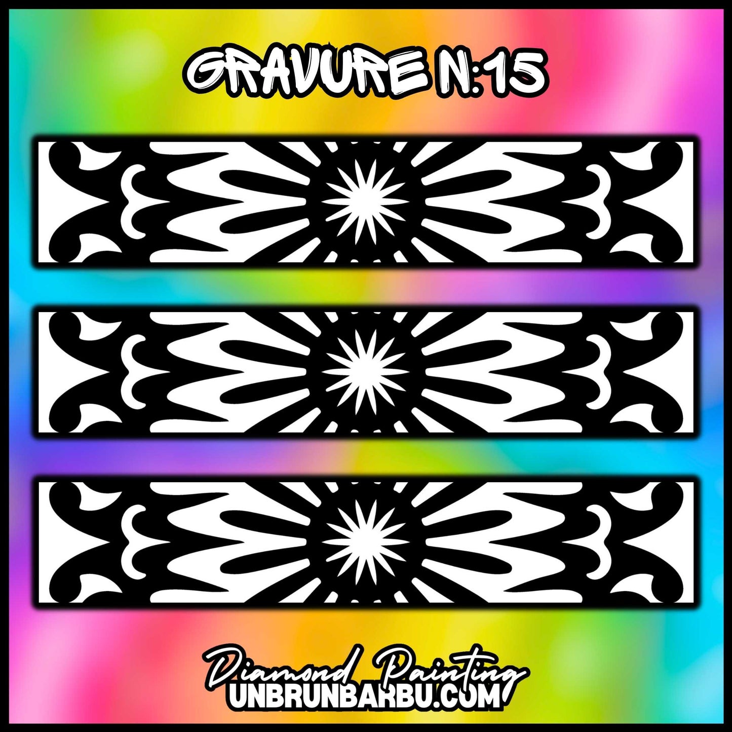 Gravure n°15 personnalisable pour le crayon Diamond Painting ErgoWave