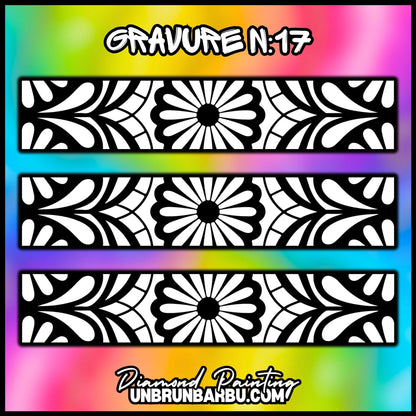 Gravure n°17 personnalisable pour le crayon Diamond Painting ErgoWave