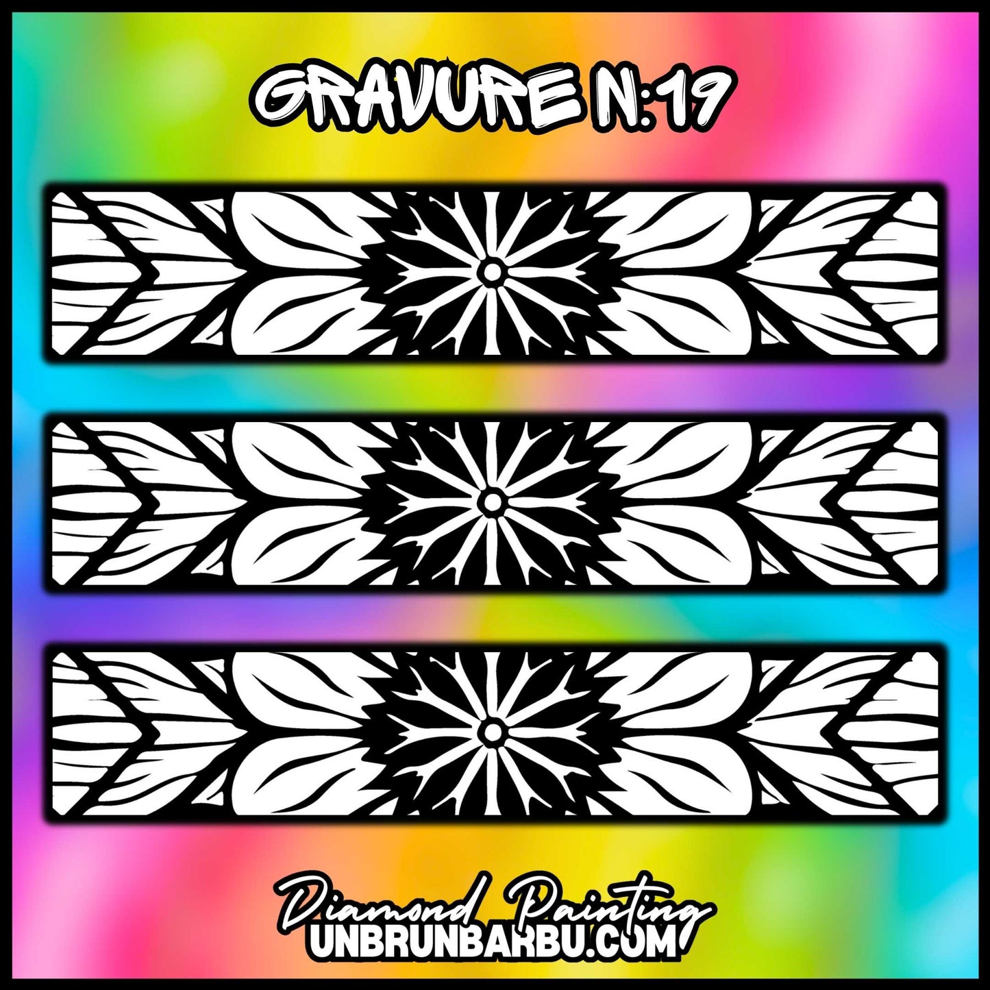 Gravure n°19 personnalisable pour le crayon Diamond Painting ErgoWave