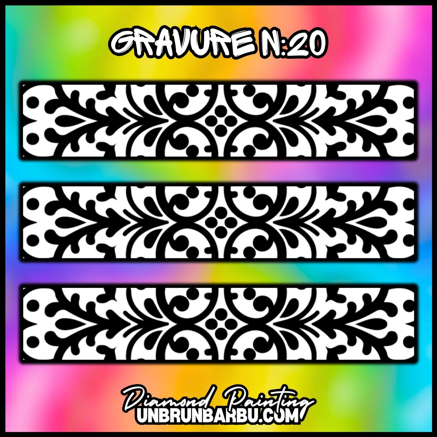 Gravure n°20 personnalisable pour le crayon Diamond Painting ErgoWave