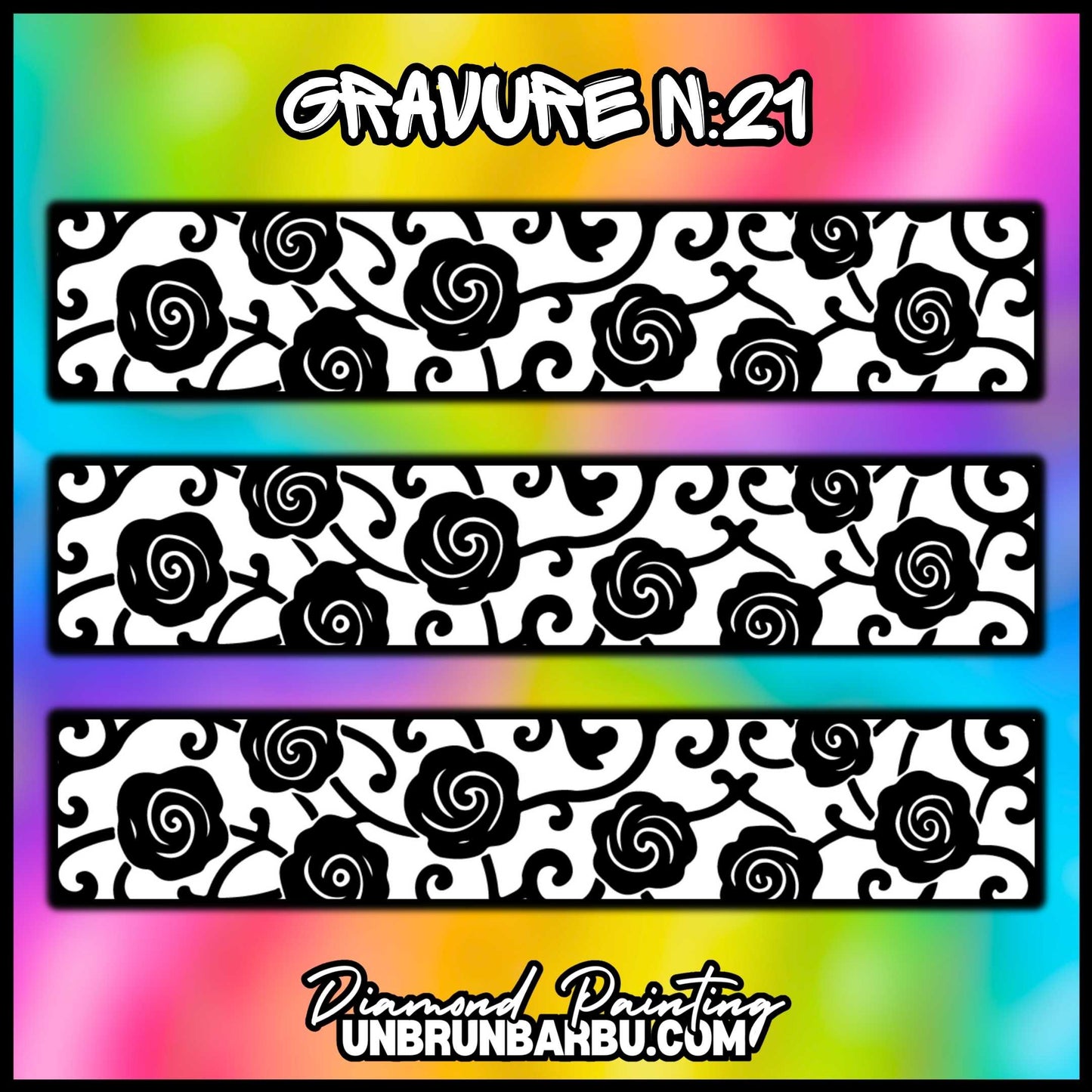 Gravure n°21 personnalisable pour le crayon Diamond Painting ErgoWave
