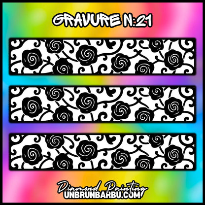 Gravure n°21 personnalisable pour le crayon Diamond Painting ErgoWave