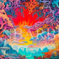 Harmonie Chromatique. (150cm x 50cm) - UnBrunBarbu