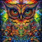 Hibou Arc - en - ciel Éblouissant. (60cm × 75cm). - UnBrunBarbu