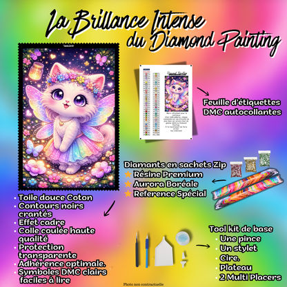 contenu kit diamond painting accessoires diamond painting