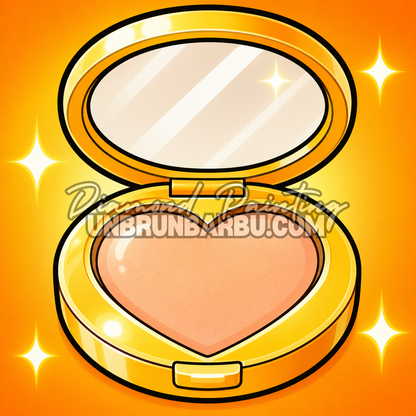 kit diamond painting xl makeup n1 poudre maquillage 40x40 cm