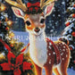 La Reine de Noël au bois D’Or. (60xm × 90cm). - UnBrunBarbu