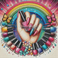 L'art de sublimer vos ongles (100cm x 100cm) - UnBrunBarbu