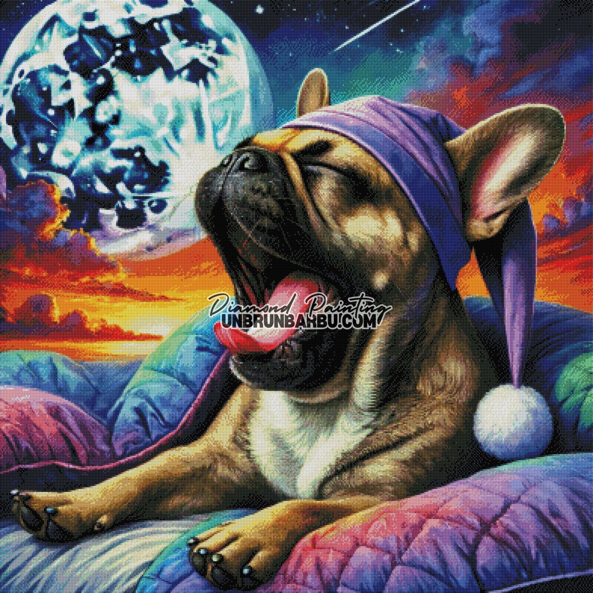 L’Aventurier des Rêves (100cm x 100cm) - UnBrunBarbu