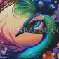 Le Paon Enchanteur. (100cm x 70cm) - UnBrunBarbu