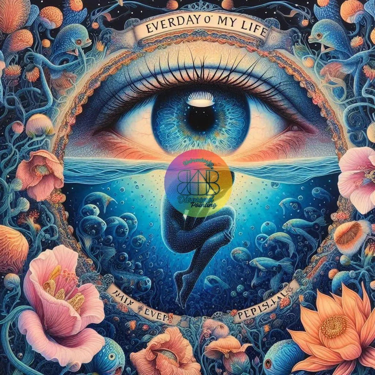 L’Écho de la Solitude. (100cm x 100cm).