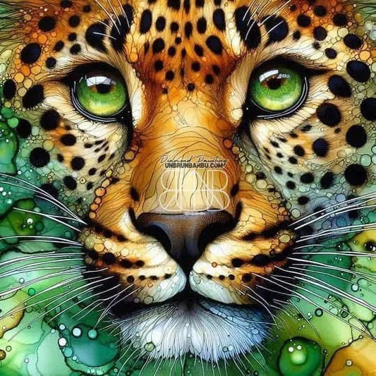 L’Éclat de la Faune. (80cm x 80cm). - UnBrunBarbu