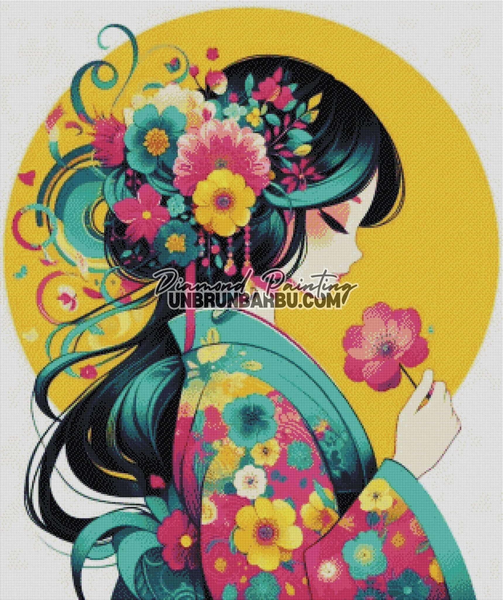 L’Élégance Éternelle (80cm x 95cm) - UnBrunBarbu