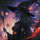 L’Enchantement Nocturne d’Halloween. (110cm x 75cm) - UnBrunBarbu