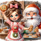 Les Cookies Magiques de Noël (100cm x 100cm) - UnBrunBarbu