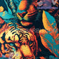 Les Gardiens de la Jungle. (60cm x 90cm) - UnBrunBarbu