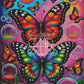 Les Murmures de Couleurs. (60cm x 85cm). - UnBrunBarbu