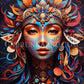 L’Indienne Majestueuse. (60cm × 90cm). - UnBrunBarbu
