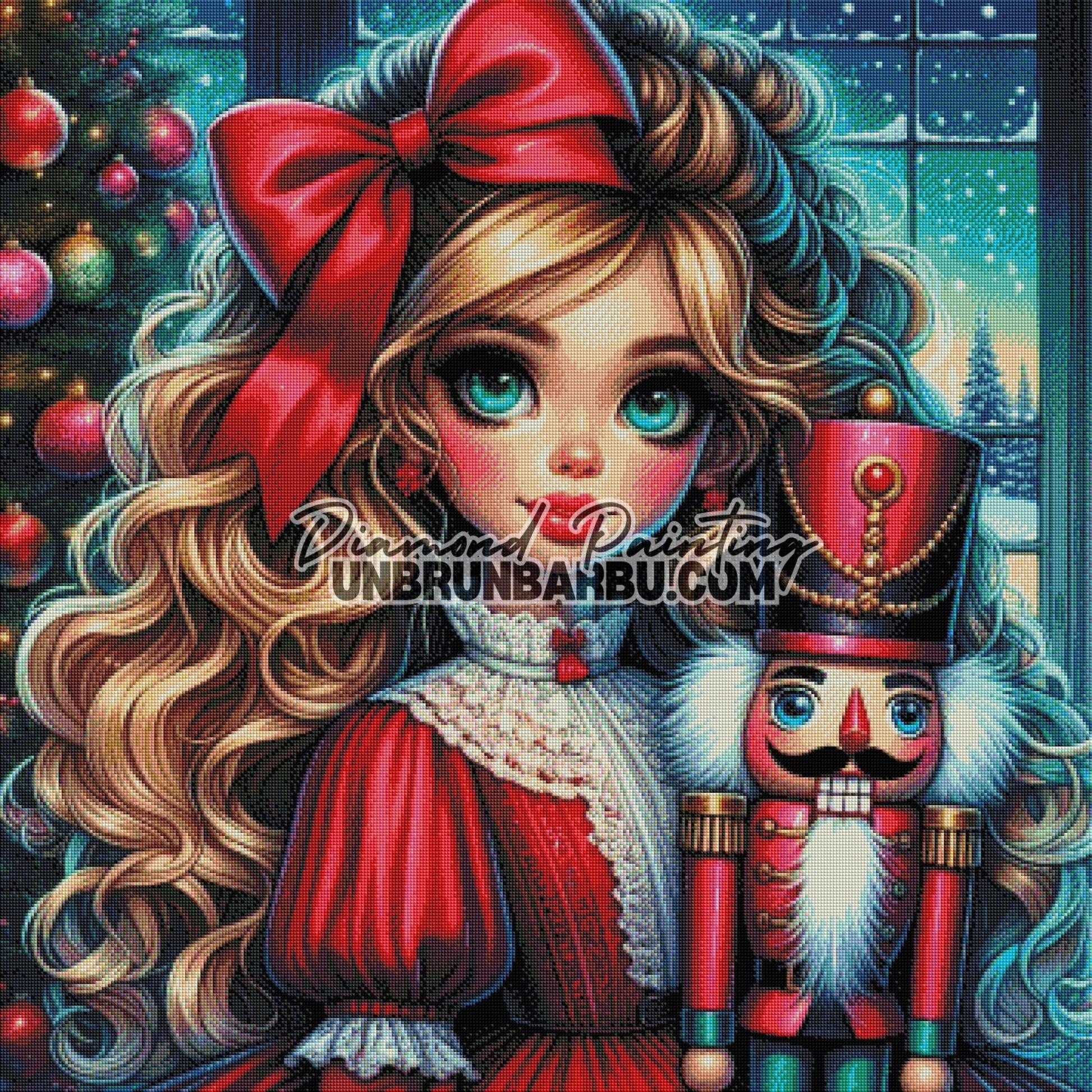 Lylou et le Casse - Noisette (90cm x 90cm) - UnBrunBarbu