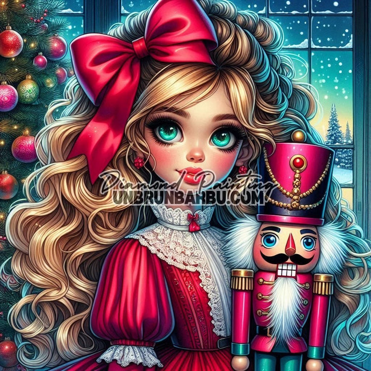 Lylou et le Casse-Noisette (90cm x 90cm)