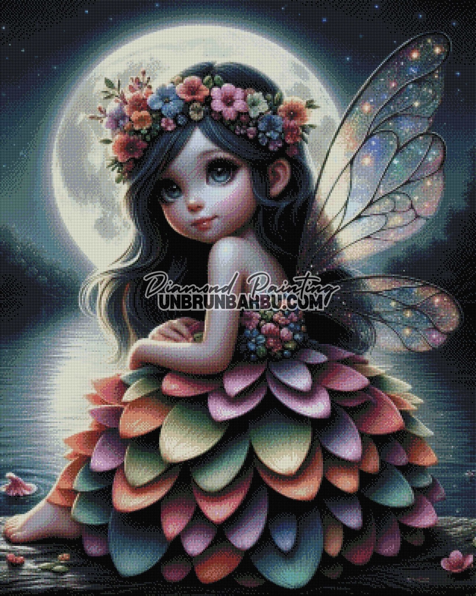 Lyria La Fée (80cm x 100cm) - UnBrunBarbu