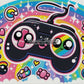 Manette Magique de l'Arc - en - Ciel (60cm x 60cm) - UnBrunBarbu