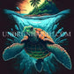 Palmier Paradisiaque, Tortue Marine. (60cm × 80cm). - UnBrunBarbu