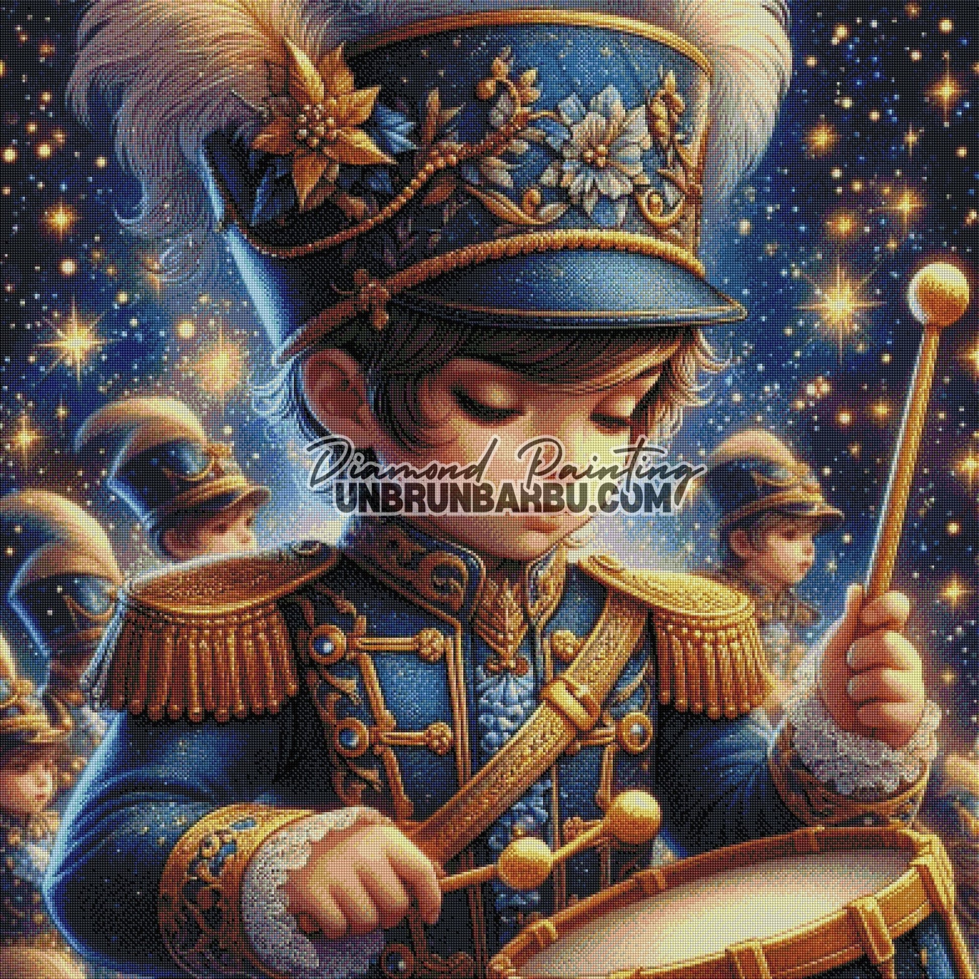 Parade Enchantée (100cm x 100cm) - UnBrunBarbu