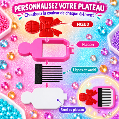 Choix des couleurs du Plateau Parfum personnalisable