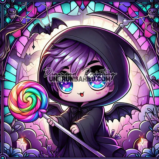 Petit faucheur gourmand (80cm x 80cm) - UnBrunBarbu