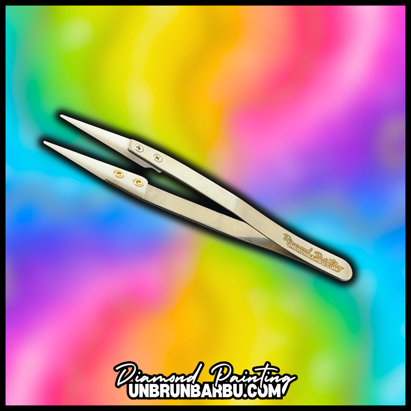 Pince Diamond Painting à embout céramique de précision pour attraper les diamants