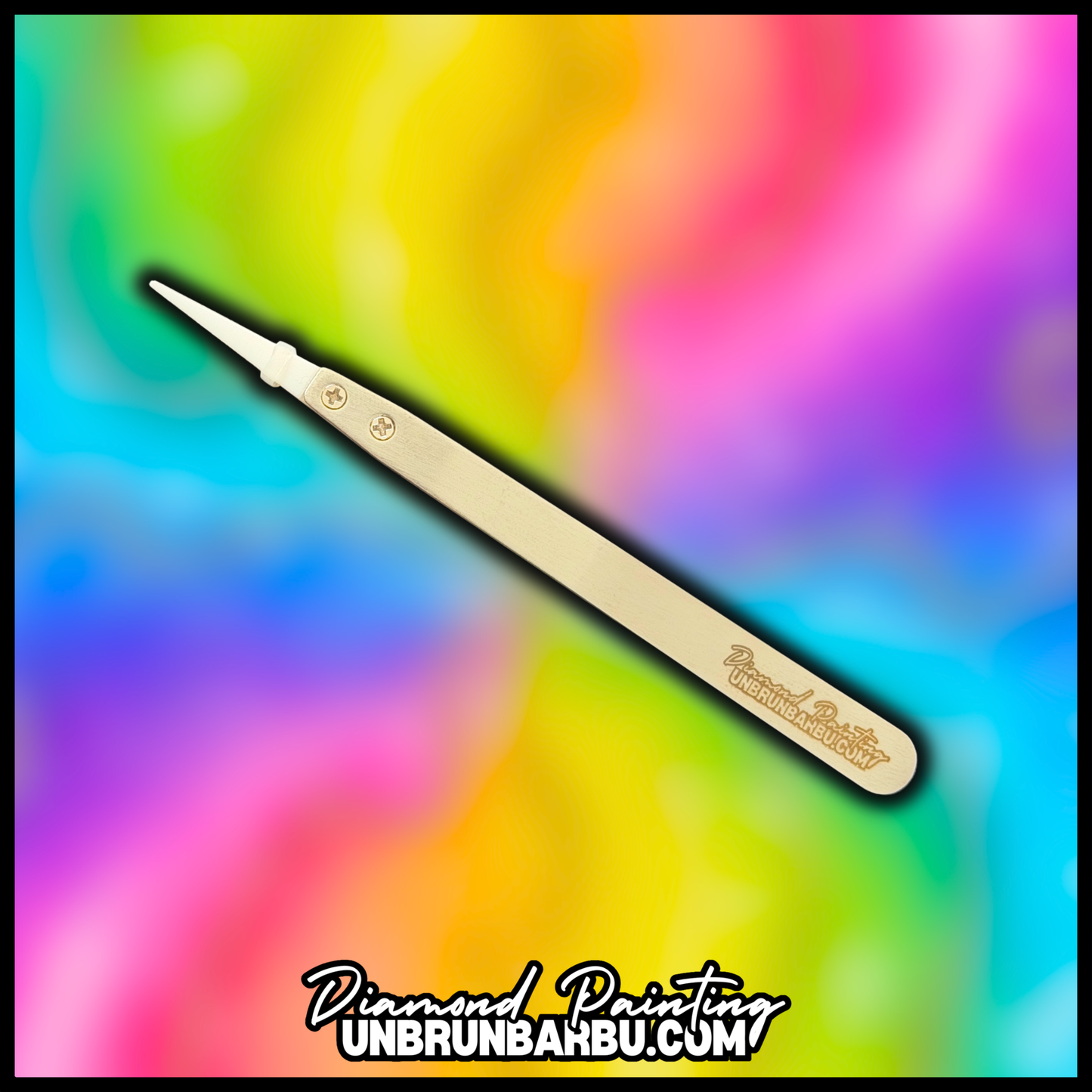 Pince professionnelle pour Diamond Painting avec pointe en céramique