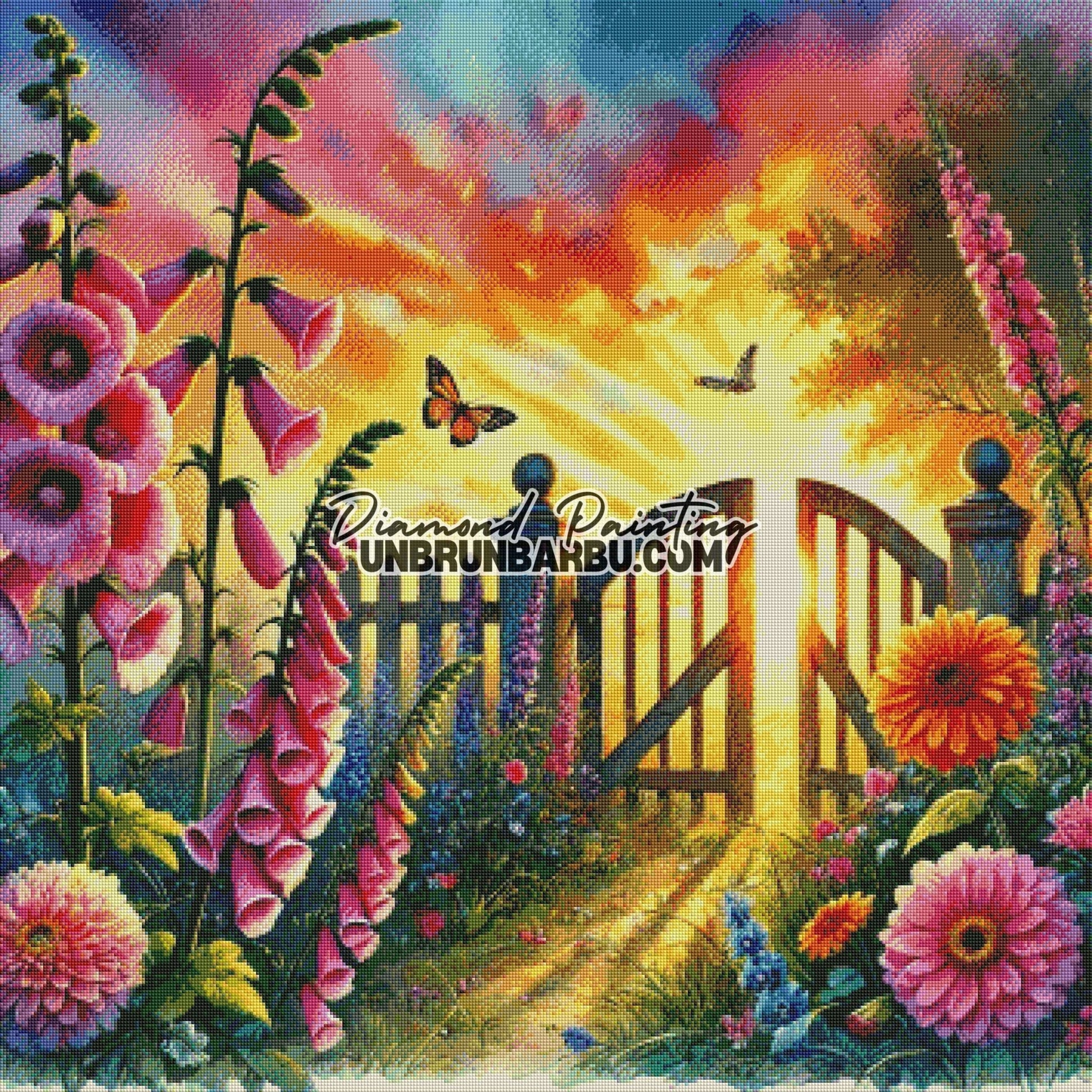 Portail Vers un Monde Magique (90cm x 90cm) - UnBrunBarbu