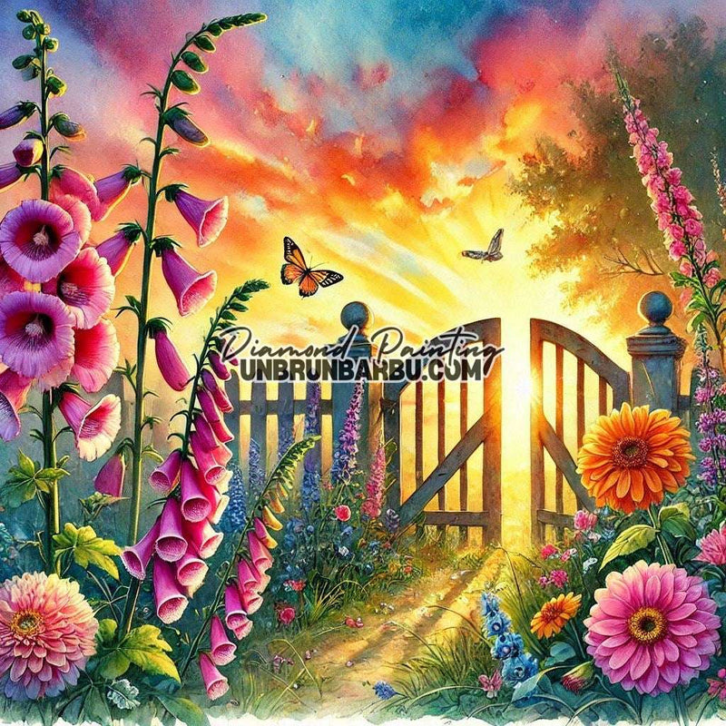 Portail Vers un Monde Magique (90cm x 90cm) - UnBrunBarbu