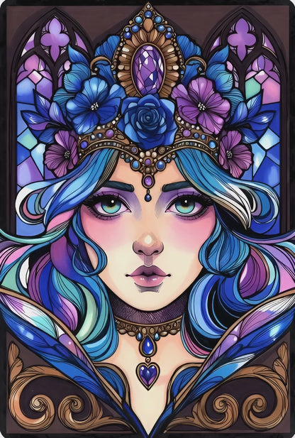 Diamond Painting - L’Impératrice au Cœur Saphir (60cm x 90cm)