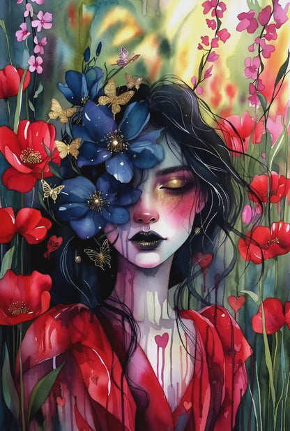 Diamond Painting - L’Éveil des Coquelicots (60cm x 90cm)