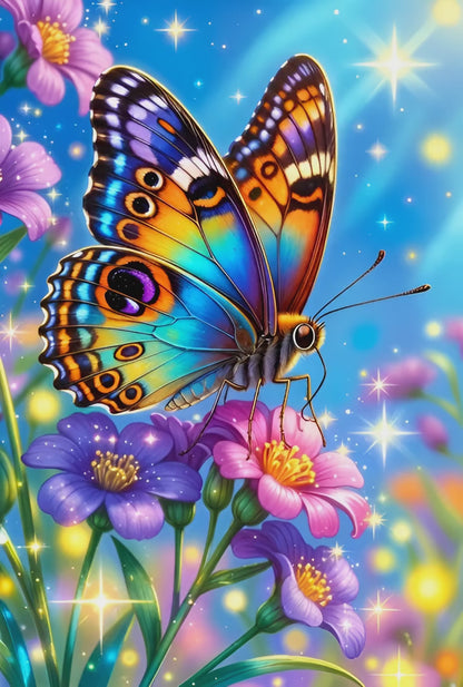 Diamond Painting - Papillon Danse de Printemps (60cm x 90cm)