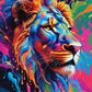 Diamond Painting - Lion Crinière de Peinture (60cm x 90cm)