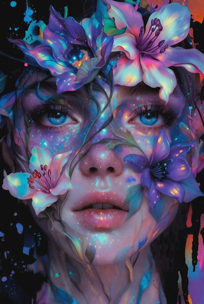 Diamond Painting - Éclosion de Nuit (70cm x 105cm)