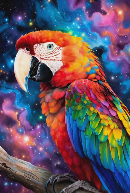 Diamond Painting - Ara Perroquet des Mondes (70cm x 105cm)