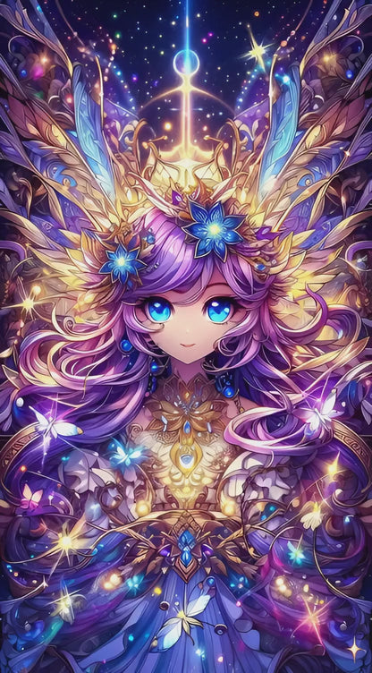 Diamond Painting - Gardienne du Ciel Profond (70cm 125cm)