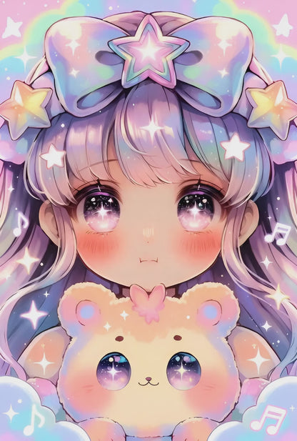 Diamond Painting - Princesse des Nuages Chantants (50cm x 75cm)